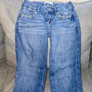 Abercrombie Kids Light Blue Low Rise Baggy